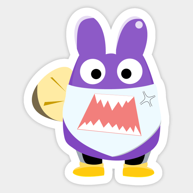 pocket bumbnabbit change of wardrobe (surprised) Sticker by prettyguardianstudio